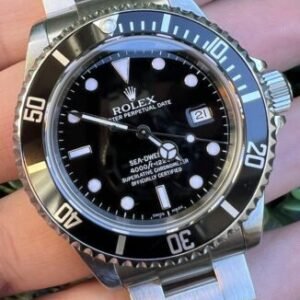 2007 Rolex Sea-Dweller 16600T NO-HOLES 40mm Stainless Steel Black Watch