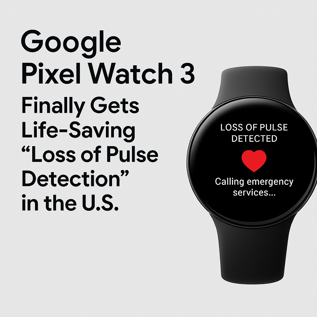 Your Pixel Watch 3 Can Now Call 911 If Your Heart Stops